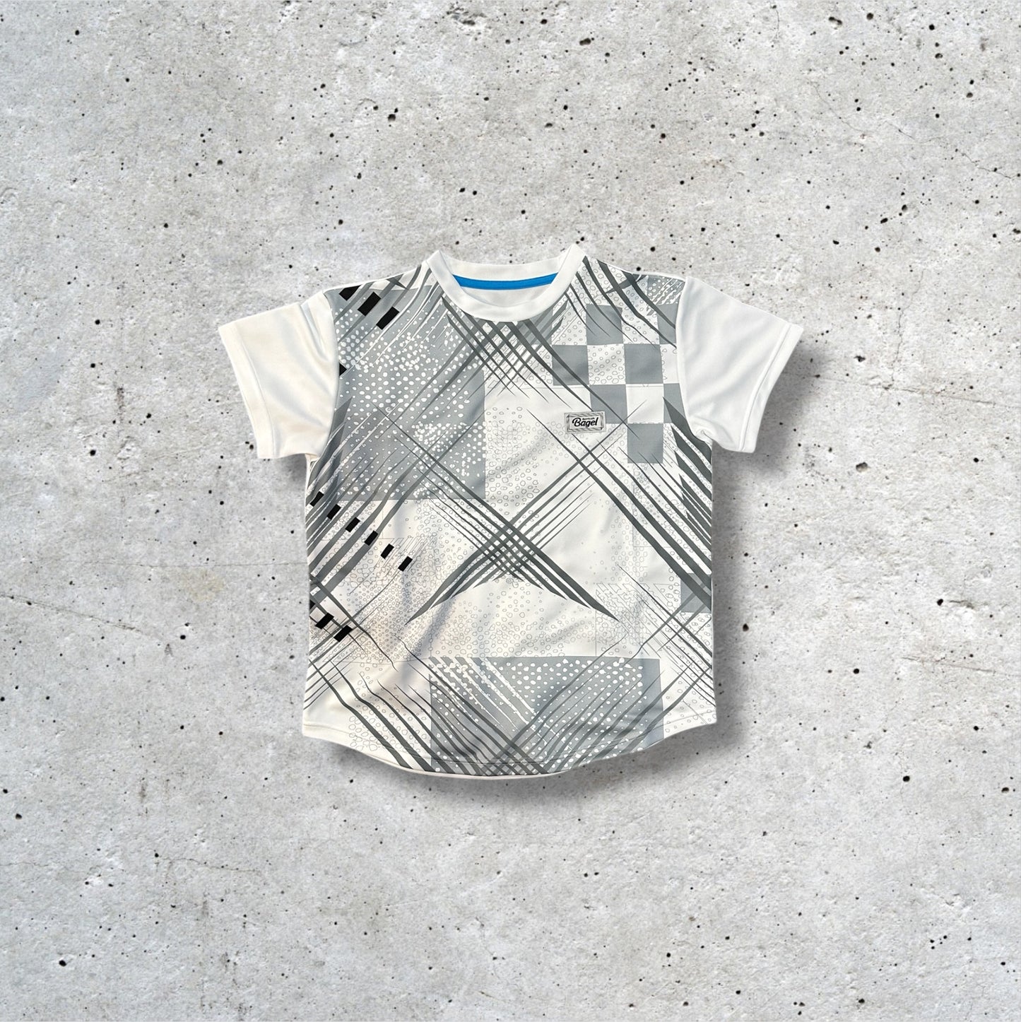 LADIES Geometry Game Shirt モノクロ
