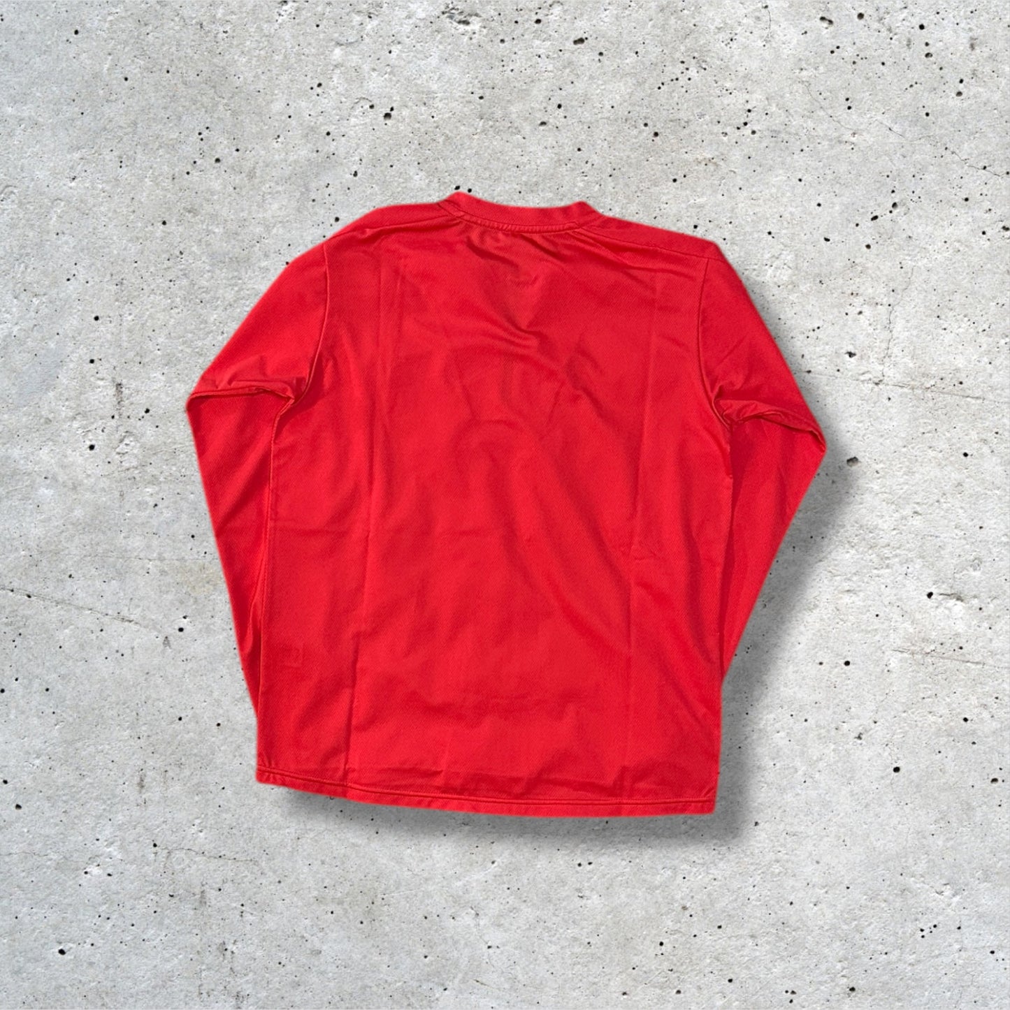 MENS Fastener Long Game Shirt Red