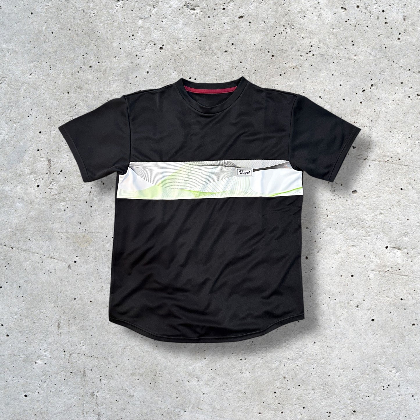 MENS Geometry Line Game Shirt Black