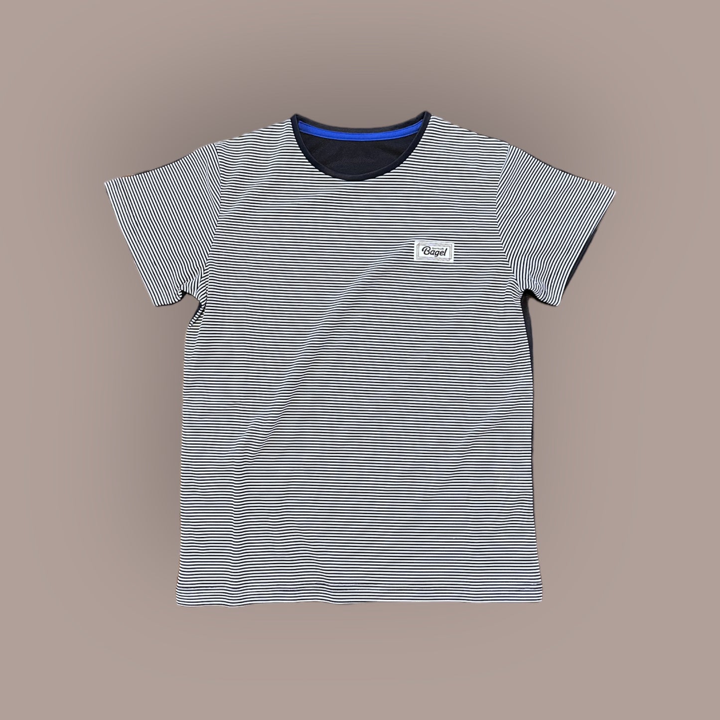 LADIES Game Shirt Navy Border