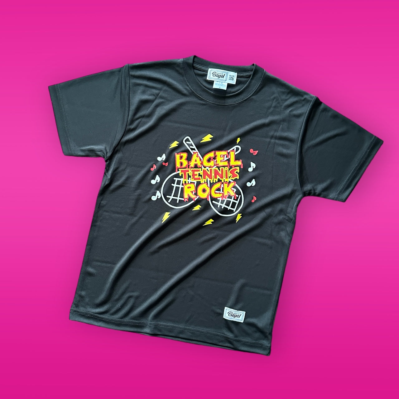 UNI Bagel Design T-Shirt black Hard Rock