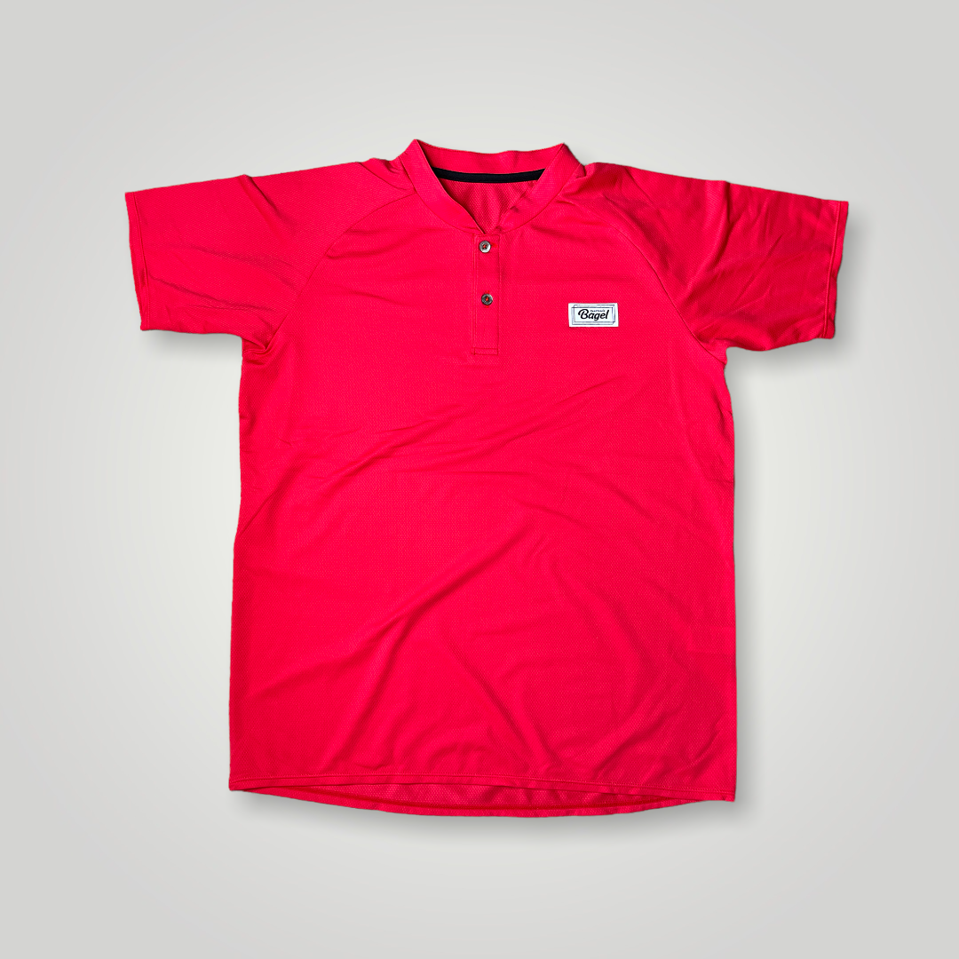 MENS Air3D Henry Game Shirt Cherry Red