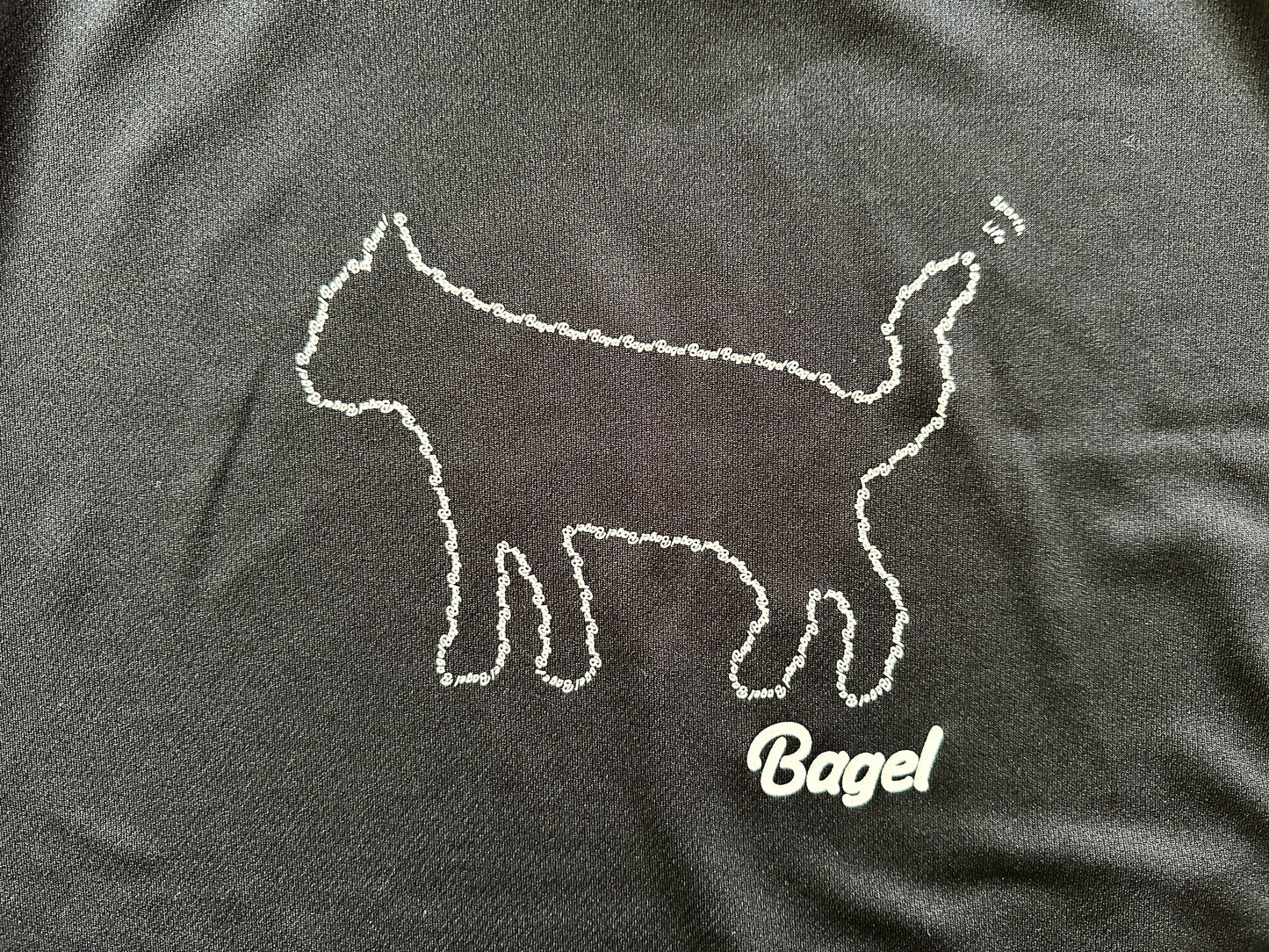 LADIES Bagel-Cat T-Shirt Black