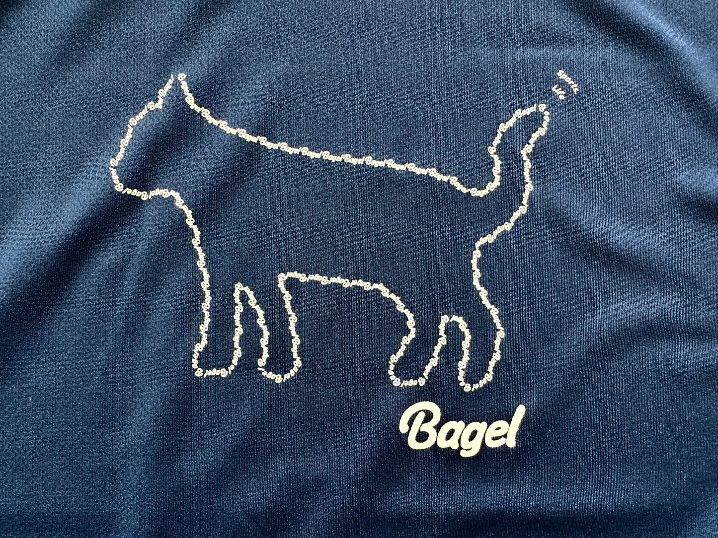 MENS Bagel-Cat T-Shirt Indigo