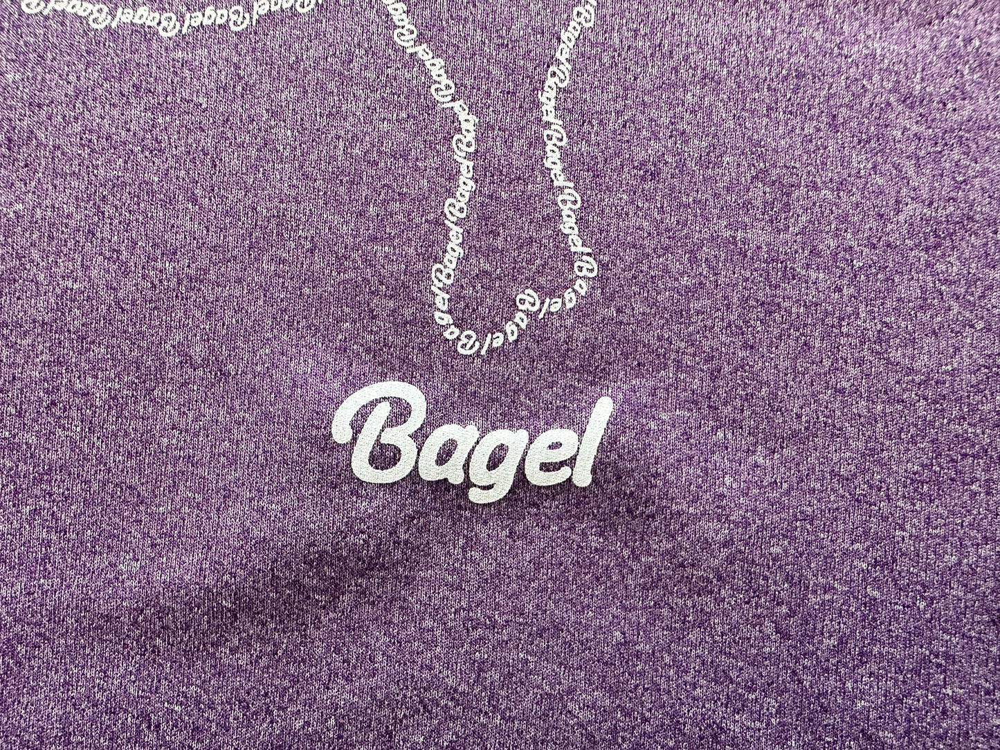 LADIES Bagel-Dog T-Shirt Purple
