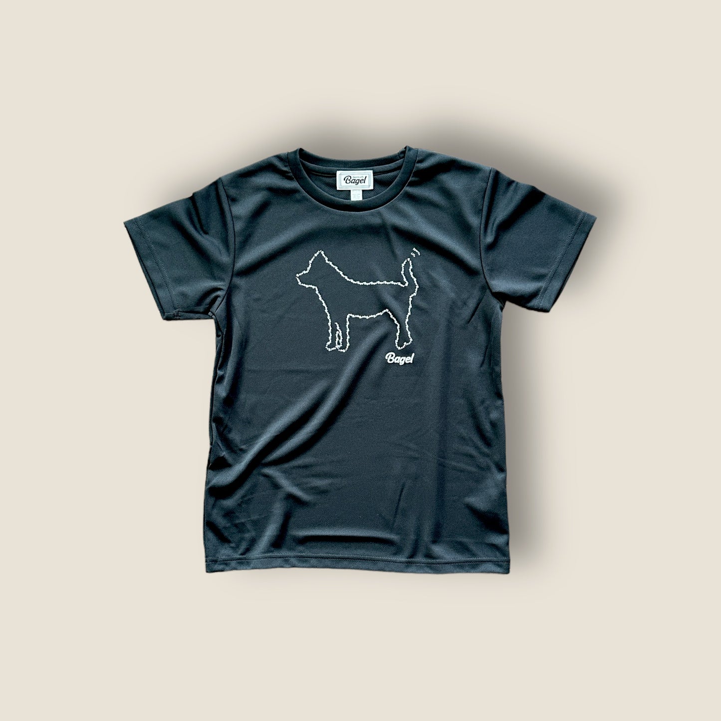 LADIES Bagel-Dog T-Shirt Black