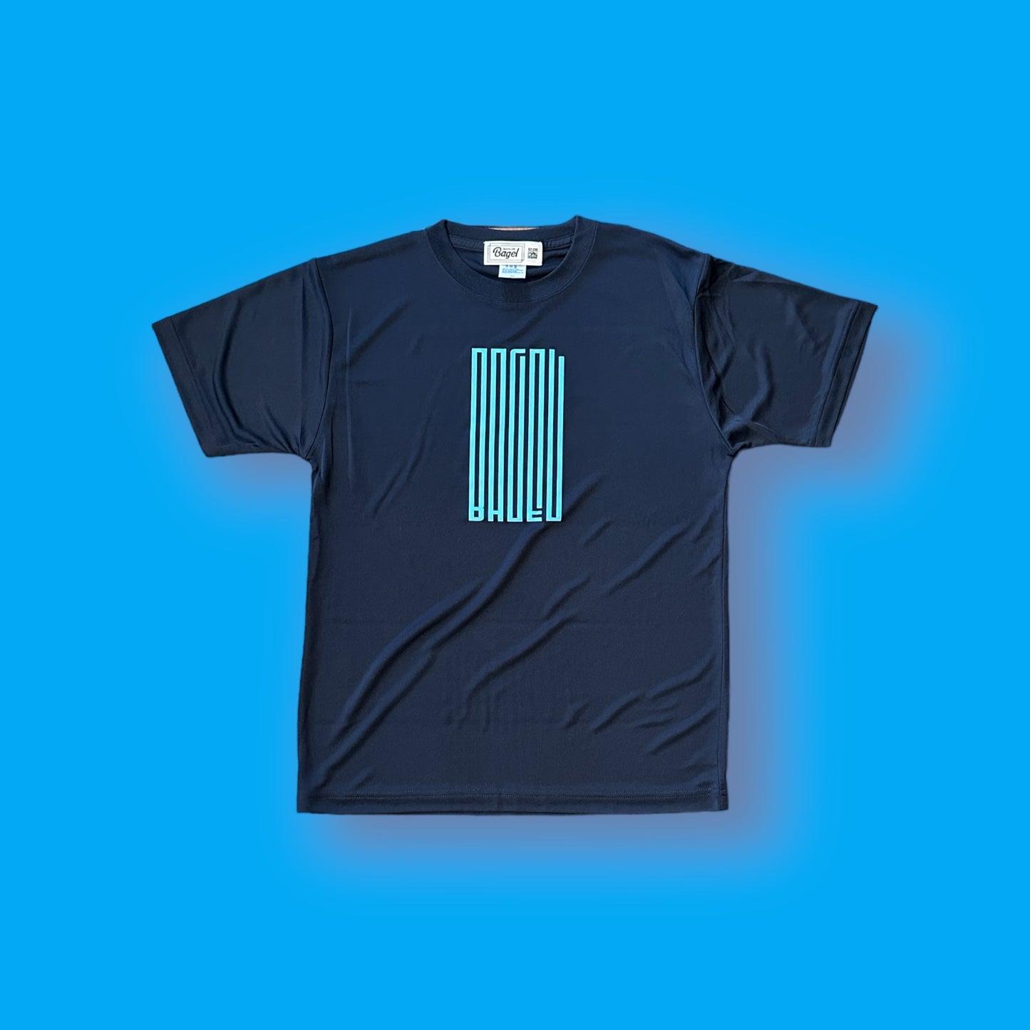 MENS Bagel Design T-Shirt ネイビー＆ブルー