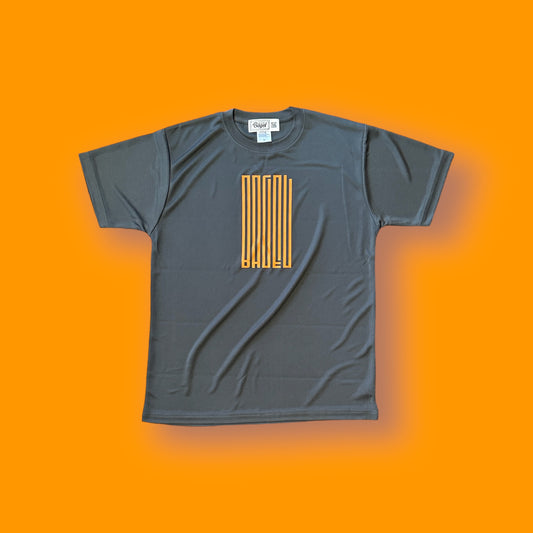 MENS Bagel Design T-Shirt ガンメタ＆オレンジ