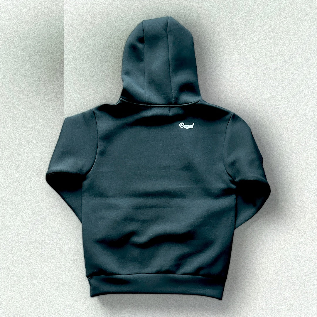 Double Knit Pullover Hoodie（Black）