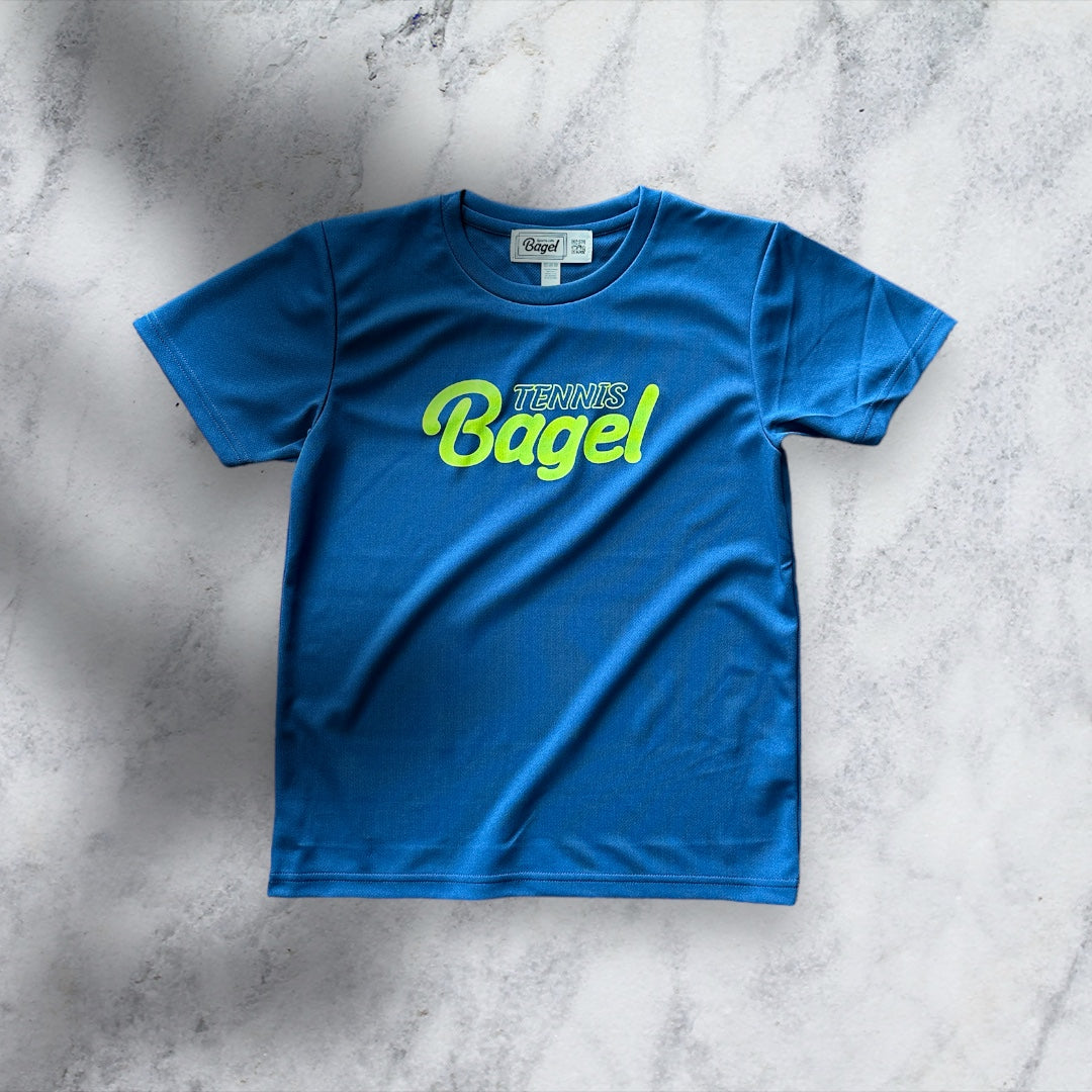 LADIES Bagel T-Shirt Indigo-YellowGreen