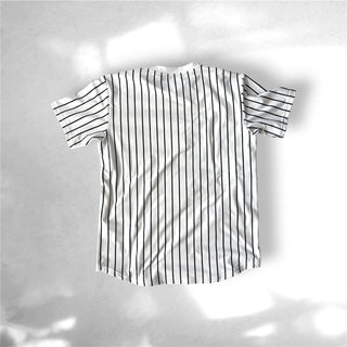 MENS Stripe Game Shirt WHITE