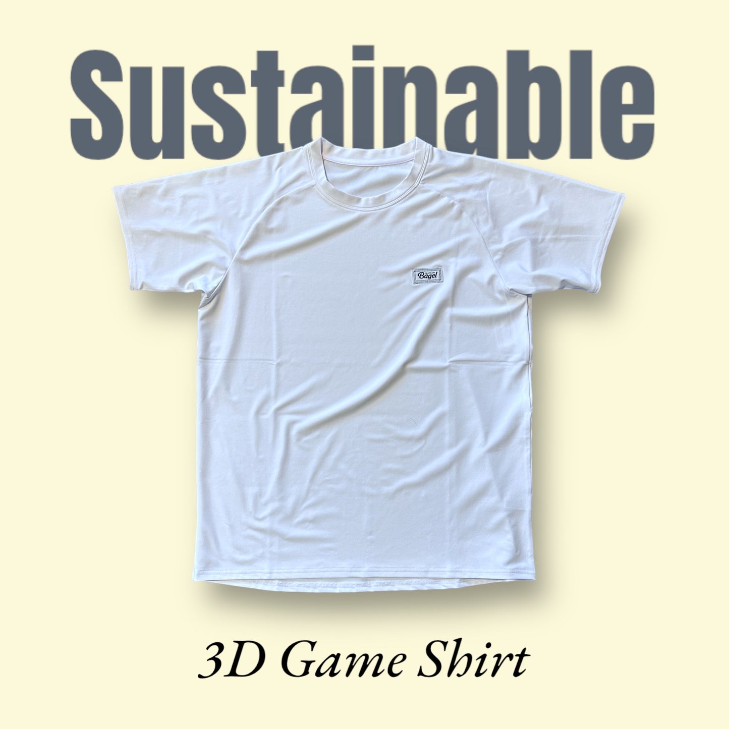 MENS Sustainable 3D Game Shirt White