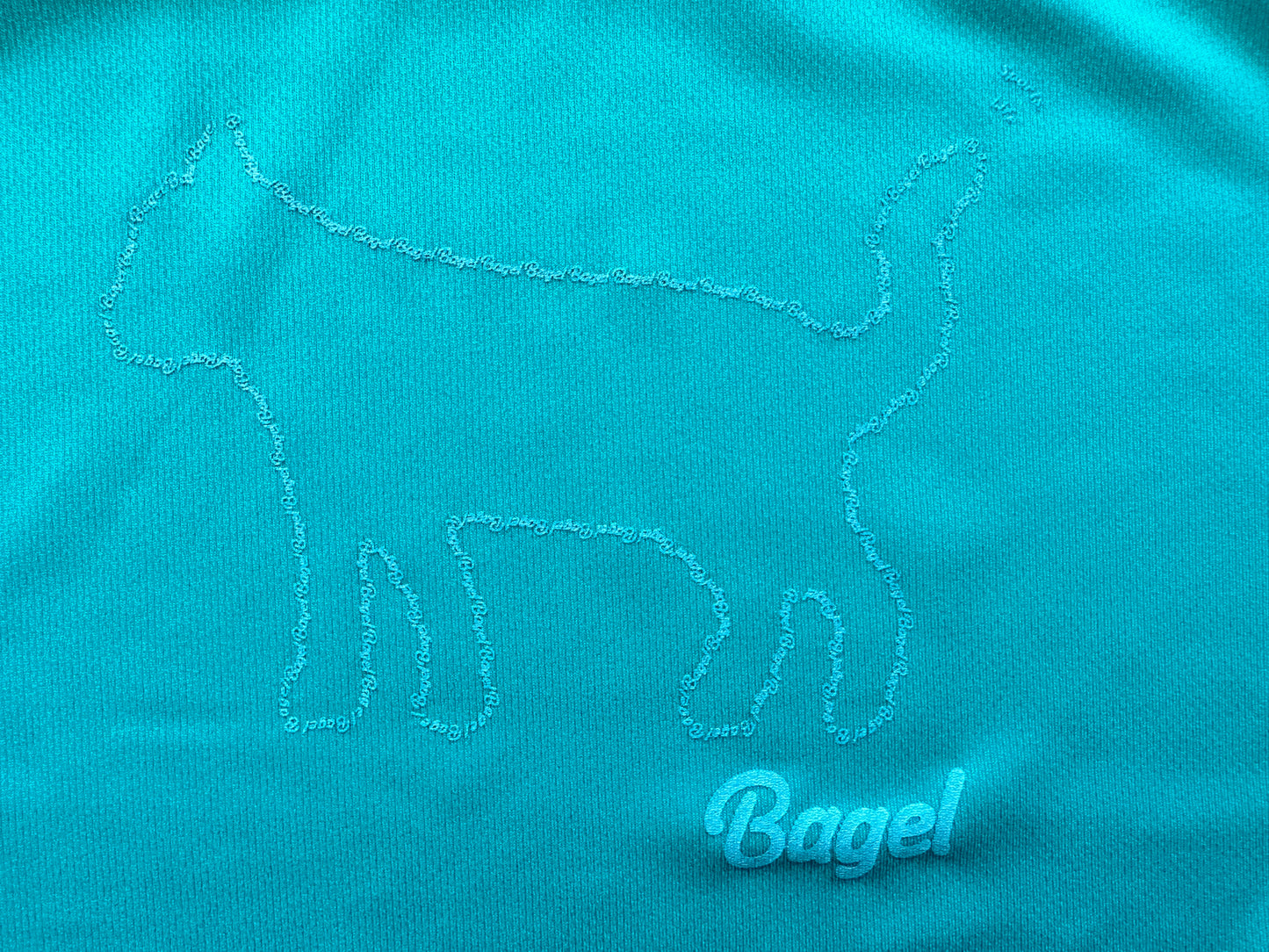 LADIES Bagel-Cat T恤天绿色