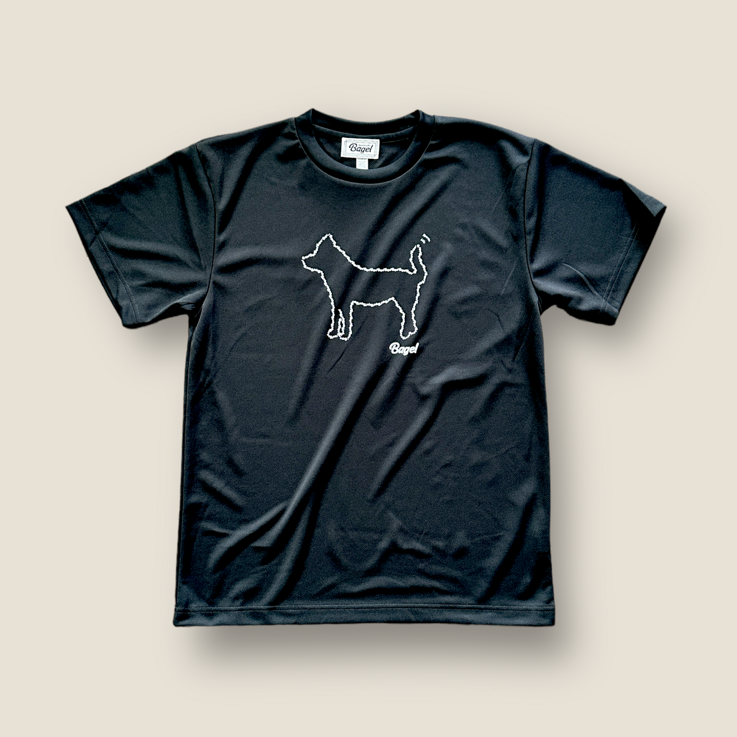 MENS Bagel-Dog T-Shirt Black